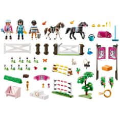 Playmobil Jazdecké preteky , Jazdecký dvor, 188 dielikov, 70996