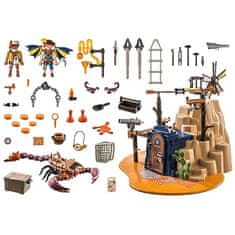 Playmobil Tajná základňa so škorpiónom , Novelmore, 126 dielikov, 71024