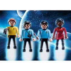 Playmobil Star Trek figurky , Kirk, Spock, Uhura, McCoy, 10 dielikov, 71155