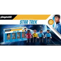 Playmobil Star Trek figurky , Kirk, Spock, Uhura, McCoy, 10 dielikov, 71155