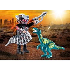 Playmobil Lovec a dinosaurus , Dinosaury, 8 dielikov