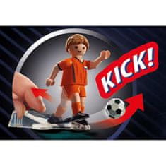 Playmobil Futbalista Holandska , Šport a akcia, 7 dielikov, 71130