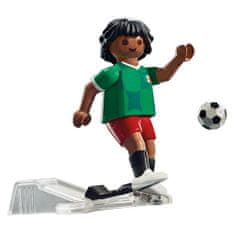 Playmobil Futbalista Mexika , Šport a akcia, 7 dielikov, 71132