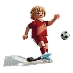 Playmobil Futbalista Belgicka , Šport a akcia, 7 dielikov, 71128