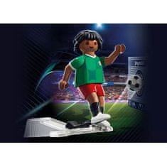 Playmobil Futbalista Mexika , Šport a akcia, 7 dielikov, 71132