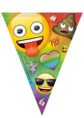 Unique Dekoračná sada výzdob Emoji Rainbow Fun 7ks