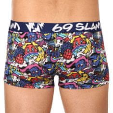 69 SLAM Pánske boxerky hip bamboo fruit cake (MHBFRC-BB) - veľkosť L