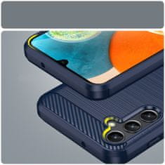 IZMAEL Puzdro Carbon Bush TPU pre Samsung Galaxy A14 5G - Modrá KP24358