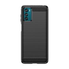 IZMAEL Puzdro Carbon Bush TPU pre Motorola Moto G42 - Čierna KP24419