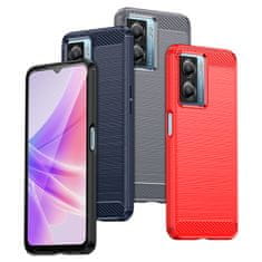 IZMAEL Carbon Shield TPU puzdro pre Oppo A57/A57 5G/A77/K10 5G - Čierna KP24322