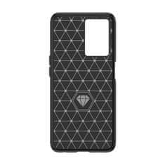 IZMAEL Carbon Shield TPU puzdro pre Oppo A57/A57 5G/A77/K10 5G - Čierna KP24322