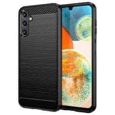 IZMAEL Carbon Shield TPU puzdro pre Samsung Galaxy A14 5G - Čierna KP24548