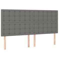 Petromila vidaXL Boxspring posteľ s matracom tmavosivá 180x200 cm látka