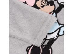 Disney Dámske pyžamo Disney Mickey Mouse Fleece, šedé a ružové, bodkované, teplé pyžamo XXS