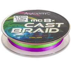 Aquantic šnúra MC-8x Cast Braid 0,13 mm 200m