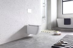 REA Martin - závesná WC misa Rimless 51x37 s pomaly-padajúcim sedátkom, biela, REA-C8006