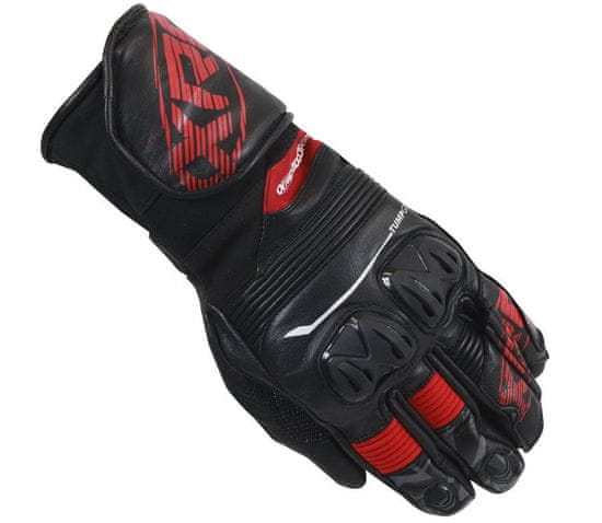 XRC Rukavice na moto TUMP GT7 BLK/RED/FLUO men gloves
