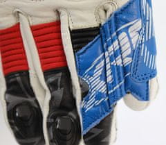 XRC Rukavice na moto TUMP GT7 WHT/BLUE/RED men gloves vel. S