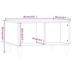 Vidaxl Konferenčný stolík čierny 60x50x36,5 cm spracované drevo