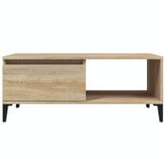 Vidaxl Konferenčný stolík dub sonoma 90x50x36,5 cm spracované drevo