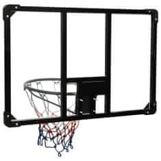 Vidaxl Basketbalová doska priehľadná 90x60x2,5 cm polykarbonát