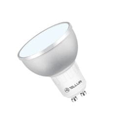 Tellur WiFi Smart LED RGB žiarovka GU10, 5 W, číra, teplá biela