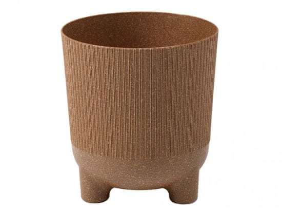 Lamela Obal na črepník ARIA JUMPER ECO WOOD plastový d14x15cm