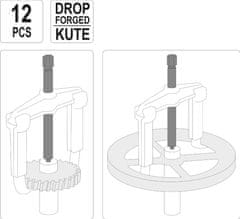 YATO Sťahovák na ramená 2 a 3 ramenný, sada 12 v 1