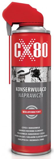 cx80 Sprej mazací a konzervačný s DUO hlavicou, 500 ml