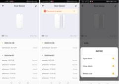 Moes ZigBee 3.0 senzor otvárania okien a dverí Tuya Smart Life