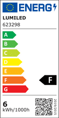 LUMILED 10x LED žiarovka E14 R50 6W = 50W 540lm 4000K Neutrálna biela 120°