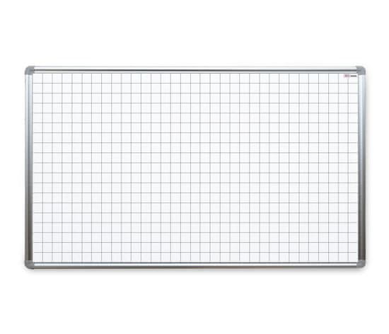 Allboards Magnetická tabule 170 x 100 čtverce ALLboards PREMIUM PL71710KR