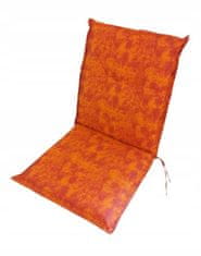 VOG Vankúš na stoličku s operadlom oranžový 100 x 50 cm