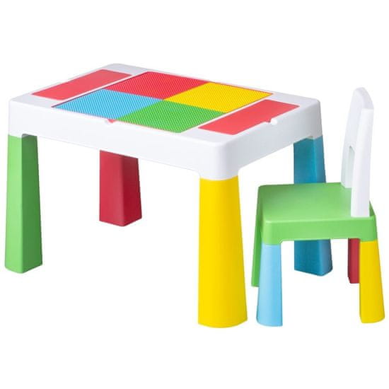 Tega Detská sada stolček a stolička Multifun multicolor