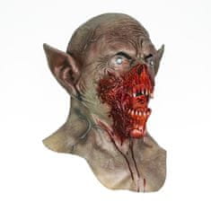 Korbi Profesionálna latexová maska Green Zombie, Vampire