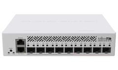 Mikrotik Cloud Router Switch CRS310-1G-5S-4S+IN, 800MHz CPU, 256MB RAM, 5xSFP, 4xSFP+, 1x GbE, LCD, vr. L5 licencie