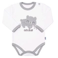 NEW BABY 2-dielna dojčenská bavlnená súpravička New Baby Cute Bear 80 (9-12m)