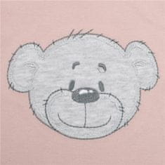 NEW BABY Dojčenské bavlnené body s krátkym rukávom New Baby BrumBrum old pink grey 56 (0-3m)
