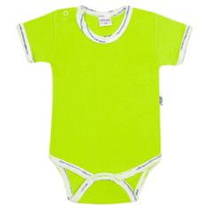 NEW BABY Dojčenské bavlnené body s krátkym rukávom New Baby Summertime chlapec 86 (12-18m)