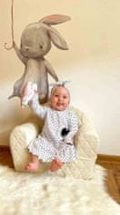 NEW BABY Dojčenské bavlnené šatôčky s čelenkou New Baby Teresa 68 (4-6m)