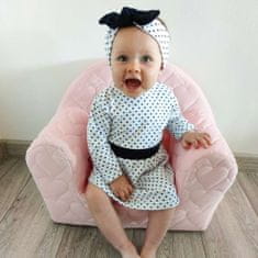NEW BABY Dojčenské bavlnené šatôčky s čelenkou New Baby Teresa II 80 (9-12m)