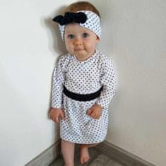 NEW BABY Dojčenské bavlnené šatôčky s čelenkou New Baby Teresa II 86 (12-18m)