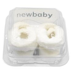 NEW BABY Dojčenské zimné semiškové capačky New Baby 12-18 m béžové 12-18 m
