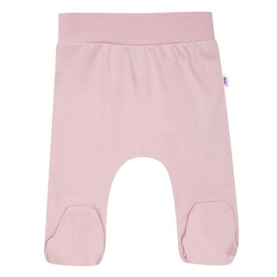 NEW BABY Dojčenské bavlnené polodupačky New Baby BrumBrum old pink 80 (9-12m)