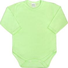 NEW BABY Dojčenské body celorozopínacie New Baby Classic zelené 50