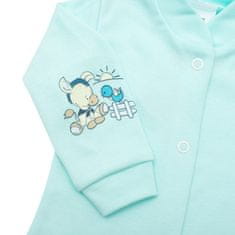 NEW BABY Dojčenský kabátik New Baby Mouse Artist zelený 56 (0-3m)