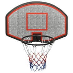 Vidaxl Basketbalová doska čierna 90x60x2 cm polyetén