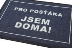 GDmats Rohožka Pre poštára som doma 40x60 cm – na von aj na doma 40x60