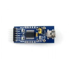 Waveshare Adaptér USB UART na čipe FT232 (mini konektor)