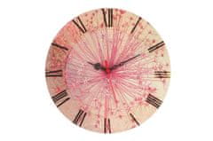 Wallity Nástenné hodiny Rosé 30 cm ružové